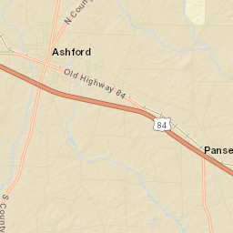Pansey Alabama Street Map