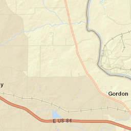 Upper Gordon Landing Alabama Street Map