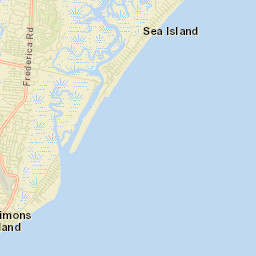 Saint Simons Island Street Map