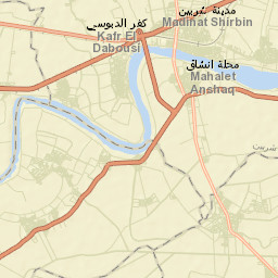 Shirbīn Street Map