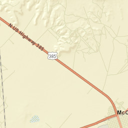 McCamey Street Map