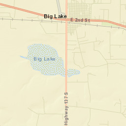 Reagan, TX, USA Street Map