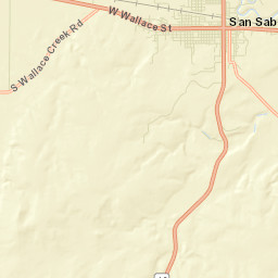 701-799 North 9th Street San Saba TX Street Map