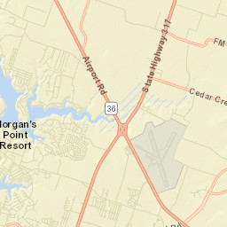 Morgans Point Resort Street Map