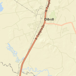 Diboll Street Map
