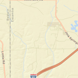 Ewing Farms Alabama Street Map