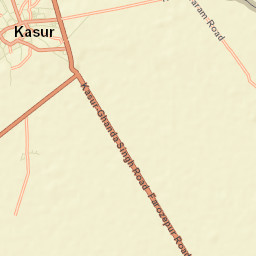 Kasur Street Map