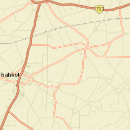 Shahkot Street Map