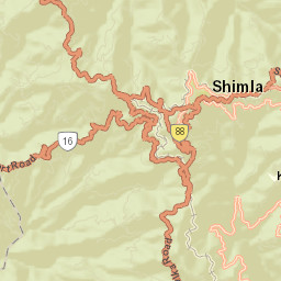 Jutogh Street Map