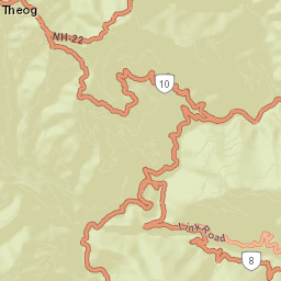 Theog Street Map