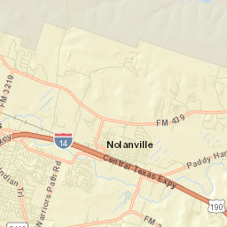 Nolanville Street Map