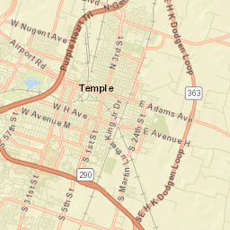 Temple Street Map