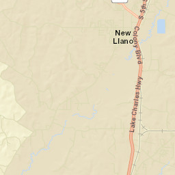 New Llano Street Map