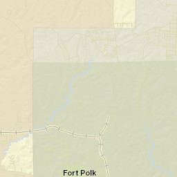 Fort Polk North Street Map