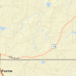 Paxton Florida Street Map