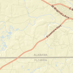 Vaughanville Alabama Street Map