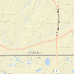 Fadette Alabama Street Map