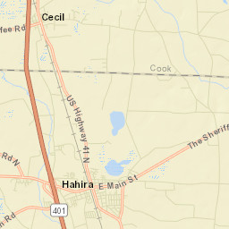 Hahira Street Map