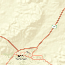 Yeroẖam Street Map