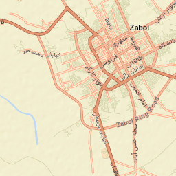Zabol Street Map