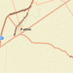 Pattoki Street Map