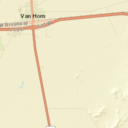 Van Horn Street Map