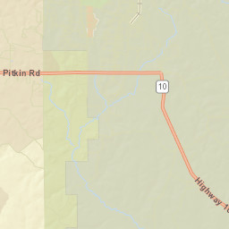 Fort Polk South Street Map