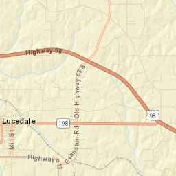 Lucedale Street Map