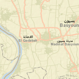 Basyūn Street Map