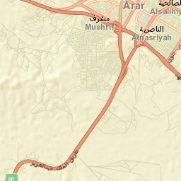 Arar Street Map