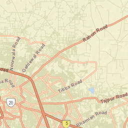 Ludhiana Street Map