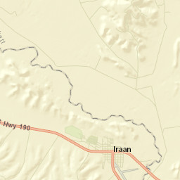 Iraan Street Map