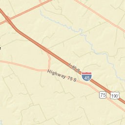 Interstate 45 Frontage Rd, Madisonville, TX Street Map