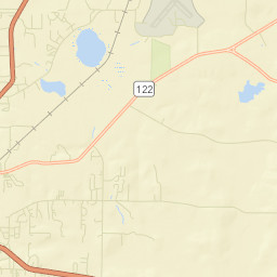 Thomas County Street Map