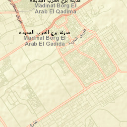 New Borg El Arab Street Map