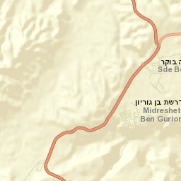 Midreshet Ben-Gurion Street Map