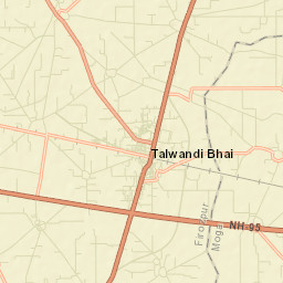 Talwandi Bhai Street Map