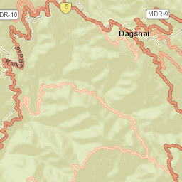 Dagshai Street Map