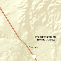 Camalú Street Map