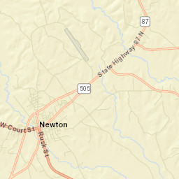 Newton Street Map