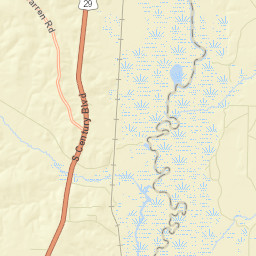 Pine Barren Florida Street Map