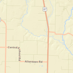 Allentown Florida Street Map