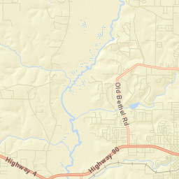 Milligan Florida Street Map