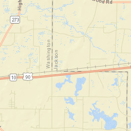 Bahoma Florida Street Map