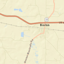Boston Street Map