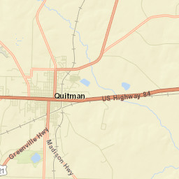 Quitman Street Map