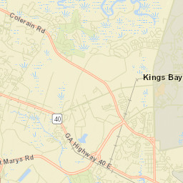 Kings Bay Base Street Map