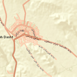 Dehdasht Street Map