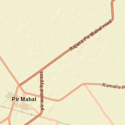 Pir Mahal Street Map
