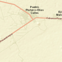 Plutarco Elías Calles (La Y Griega) Street Map